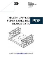 Mabey Universal Super Panel Bridge Design Data