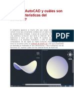 Qué Es AutoCAD y Cuáles Son Las Características Del Software
