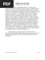 Download Mohican Dictionary by Lion G Miles by dwinchell_1 SN48752313 doc pdf