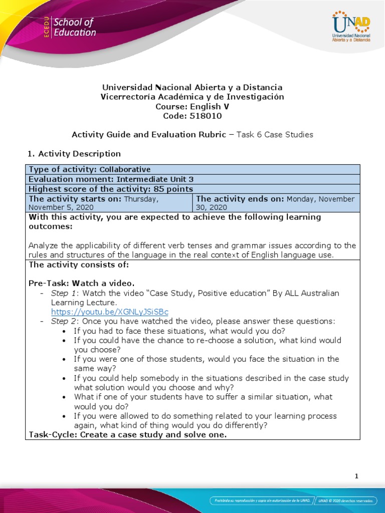 Task 6 Case Studies Activity Guide | PDF | Plagiarism | Turnitin