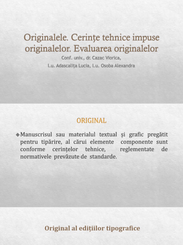 Originale | PDF