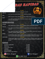 Carta Menu Comidas Rapidas PDF