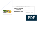 Formato - S06 Registro de Control de Temperatura