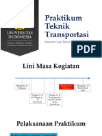 Teknik Transportasi Praktikum Semester Gasal 2020/2021