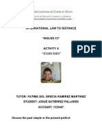 International Law To Distance: Josué Gutiérrez Pallares ACCOUNT: 1329407