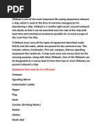 Aft Life Raft Launching Instructions Updated | PDF