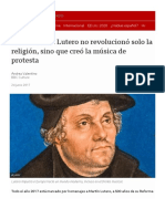 Cómo Martín Lutero no revolucionó solo la religión, sino que creó la música de protesta - BBC News Mundo