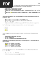 Stockholders Equity MCQ