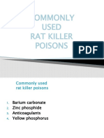 Commonly Used Rat Killer Poisons