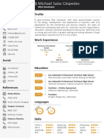 Profil e Personal I Nfo: Web Devel Oper
