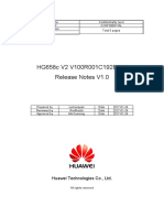HG658c V2 V100R001C192B019 Release Notes V1.0: Huawei Technologies Co., LTD