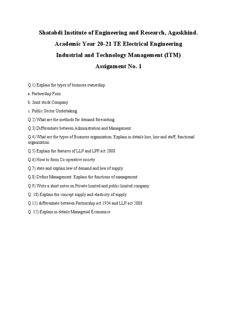 Assignment 1 | PDF | Technology & Engineering