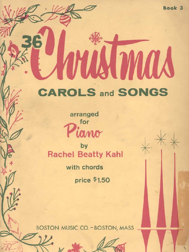 36 Christmas Carols and Songs Arranged For Piano PDF | PDF