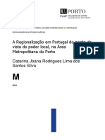 A Regionalização em Portugal - Catarina Silva