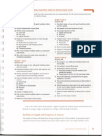 Concepts and Grade Level Chart