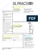 Purpose Practice Sheet: Consider Your Options