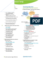 Present Progressive Present Progressive: Affirmative and Negative Interrogative and Short Answers