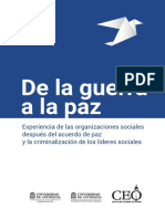 Libro de La Guerra A La Paz