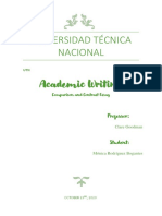 Universidad Técnica Nacional: Academic Writing