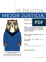 Revista "Menos Delitos, Mejor Justicia" Primera Edición