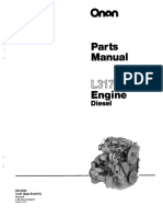 Onan L317 Diesel Engine Parts Manual