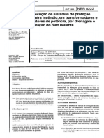 NBR 08222 - 1983 - Proteção Contra Incêndio em Transformadores.pdf