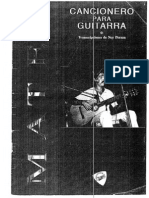 Cancionero para Guitarra de Eduardo Mateo