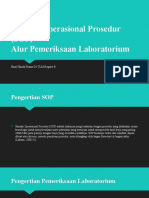 Standar Operasional Prosedur (SOP) Alur Pemeriksaan Laboratorium