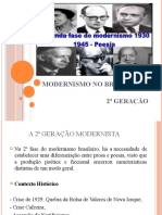 2ª Geração Modernista Brasileira na Poesia
