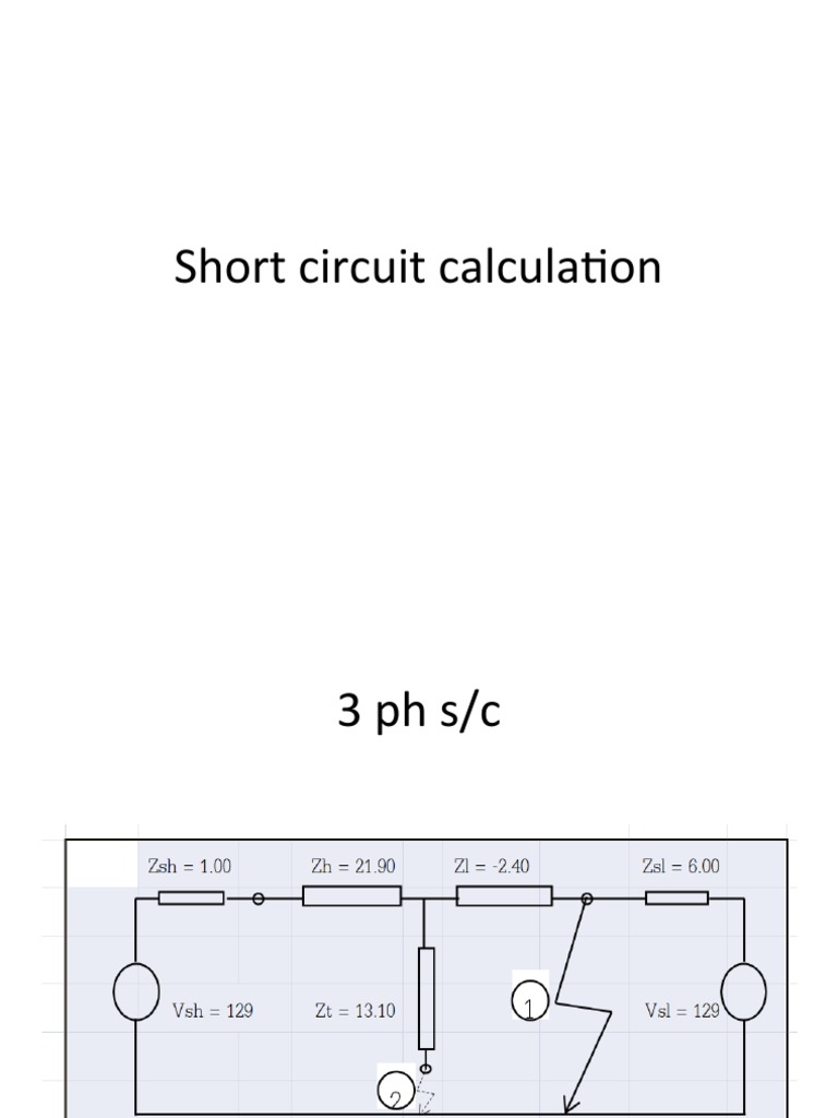 Short Circuit Calculation Methods | PDF | Science & Mathematics