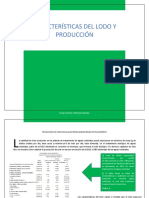 Características del lodo y producción