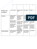 Rubric For Poster