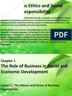 Business Ethics and Social Responsibility 1