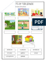 Match The Parts of The House With Pictures