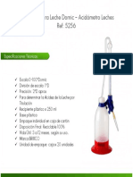 Bureta para Leche Dornic