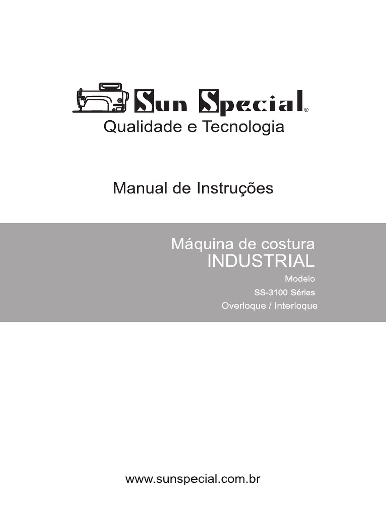 Manual Overloque Interloque Ss 3100 Series PDF PDF