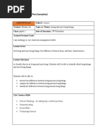 Appendix 1: Lesson Plan (Template)