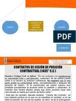 15 y 16 Clase - Cesión de Posición Contractual - La Lesion Contractual