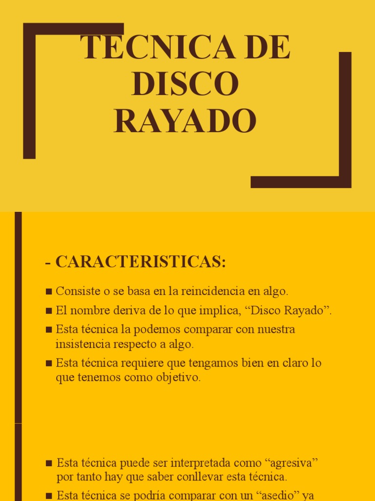 Tecnica Disco Rayado Ejemplos : La técnica del disco rayado para ...