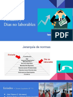 Feriados y Días No Laborables