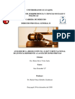 Resolución No. 12-2017 Corte Nacional de Justicia Excepciones Previas