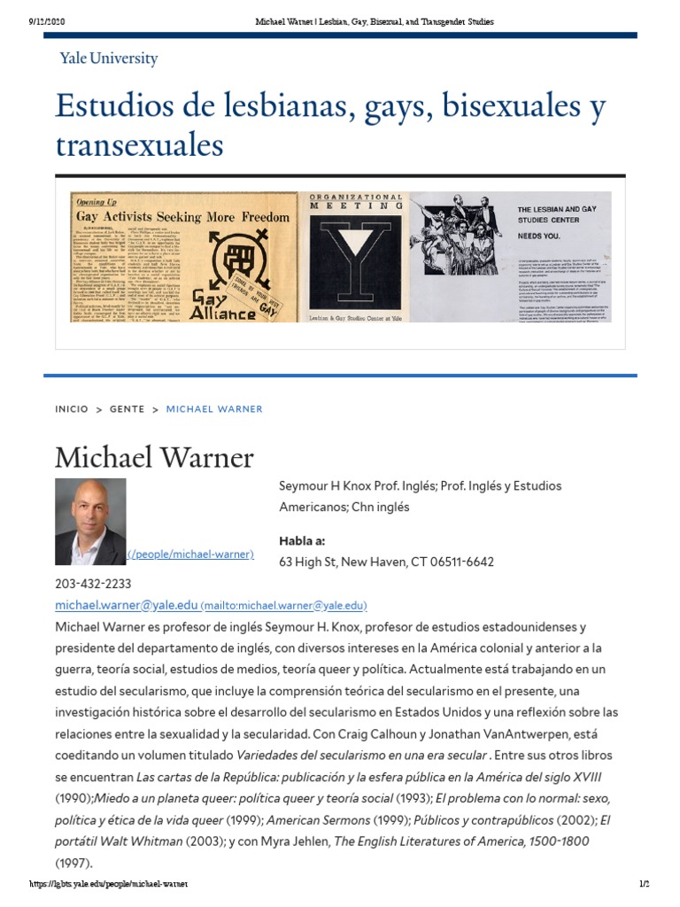 Lesbian, Gay, Bisexual, and Transgender Studies | PDF