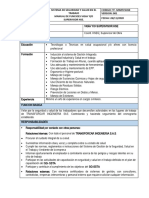 Manual de Funciones de Los Supervisor Hse