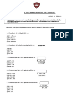 Evaluación Operatoria Básica y Combinada