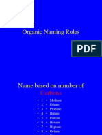Organic Naming Rules