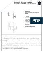 Griferia Monocomando Klipen Lever de Cocina Cromada PDF