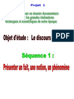 P1 - Séq. 1. Présenter Un Fait - 11.12