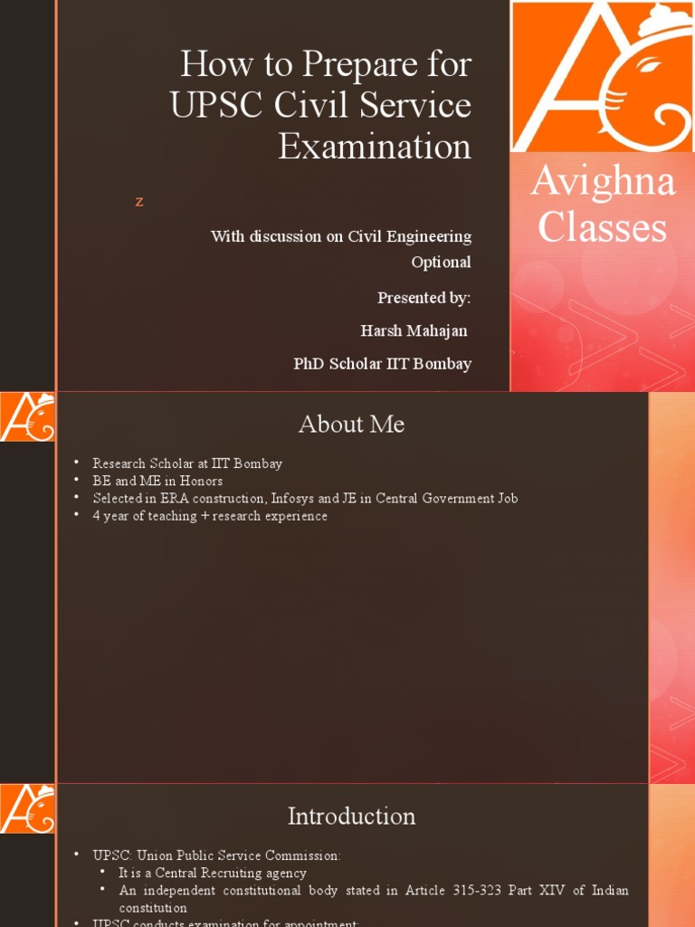 How To Prepare For UPSC Civil Service Examination PDF Civil Service Governance