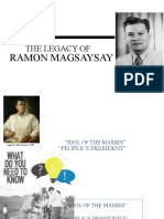 The Legacy Of: Ramon Magsaysay