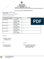 Individual Daily Log and Accomplishment Report: ( Indicate If 2-Week Shift)